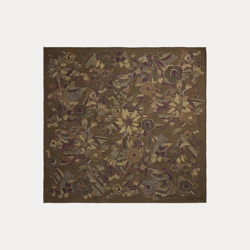 Carré fleuri en cachemire - Collection - Modalova