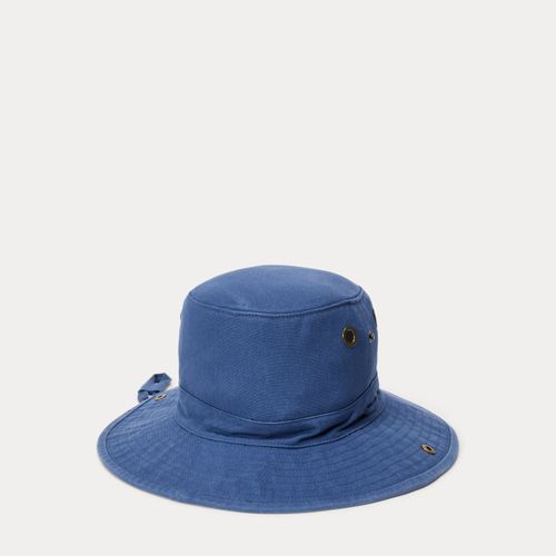 Bob en toile à patch logo - Polo Ralph Lauren - Modalova