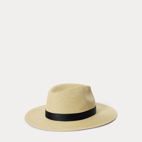 Fedora en paille tressée pliable - Lauren - Modalova