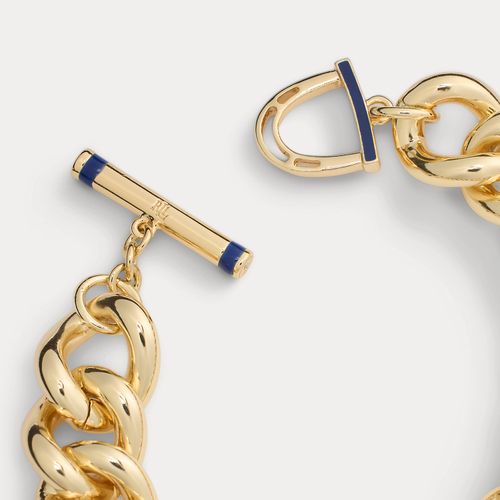 Bracelet à bâtonnet étrier maillons or - Lauren - Modalova