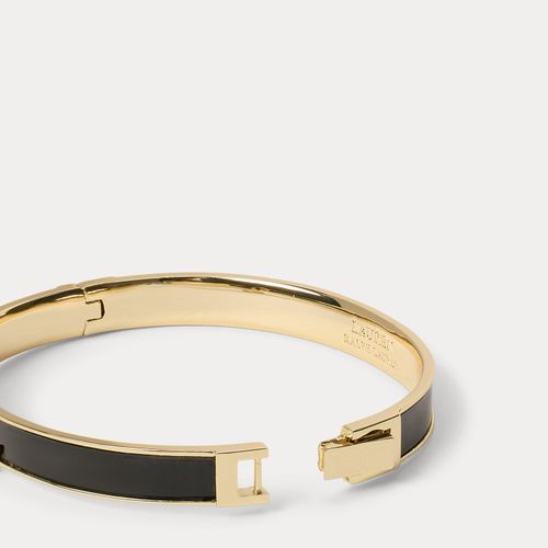 Bracelet à charnière et logo plaqué or - Lauren - Modalova