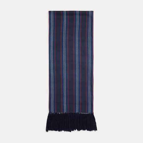 Écharpe rayée et frangée - Polo Ralph Lauren - Modalova