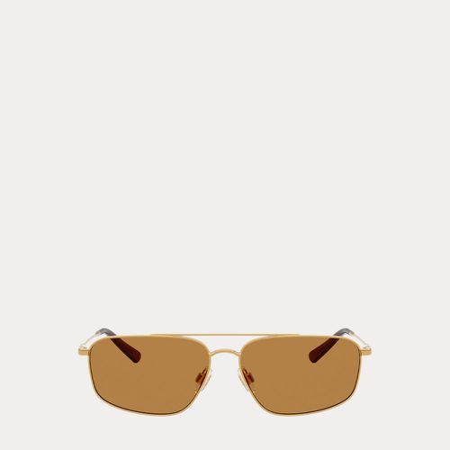 Lunettes soleil aviateur rectangle Polo - Polo Ralph Lauren - Modalova