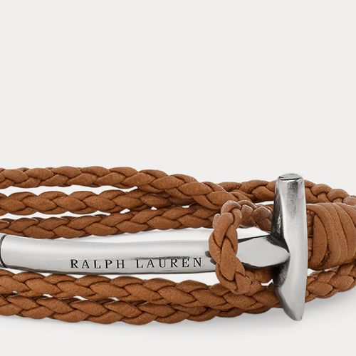 Bracelet maillet à triple tour en cuir - Ralph Lauren - Modalova