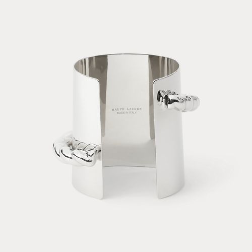 Bracelet manchette géométrique argenté - Collection - Modalova