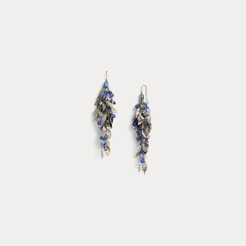 Boucles frange feuille en cristaux - Collection - Modalova