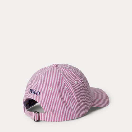 Casquette de baseball en seersucker - Polo Ralph Lauren - Modalova