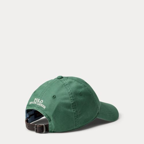 Casquette baseball sergé coton stretch - Polo Ralph Lauren - Modalova
