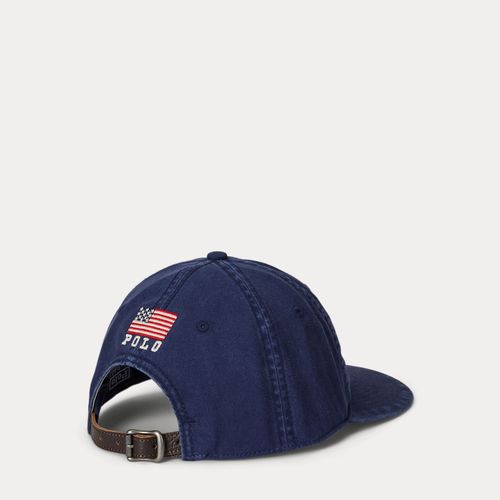 Casquette à appliqué en sergé - Polo Ralph Lauren - Modalova