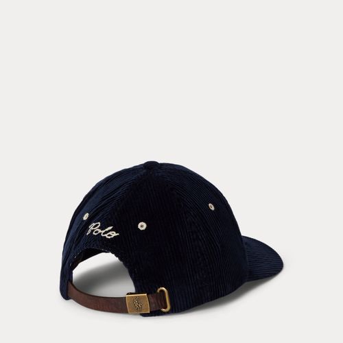 Casquette à patch NY en velours côtelé - Polo Ralph Lauren - Modalova