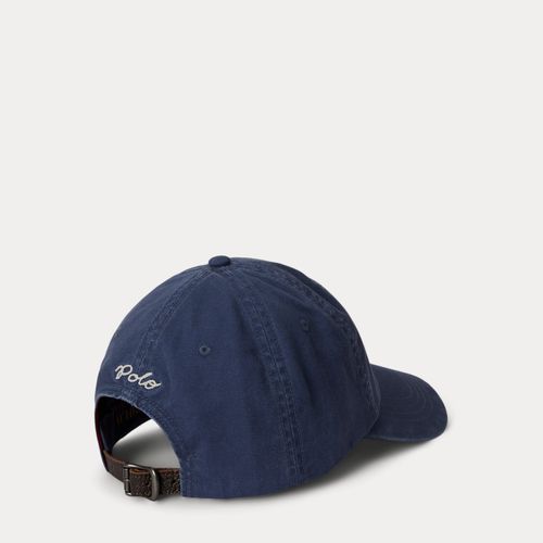 Casquette brodée d'un drapeau en sergé - Polo Ralph Lauren - Modalova