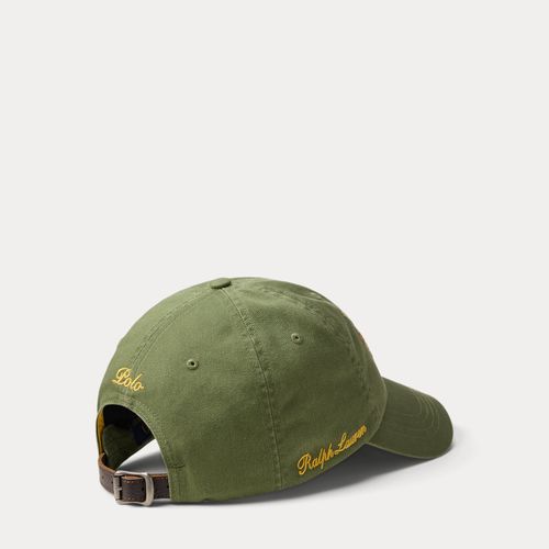 Casquette de baseball triple poney sergé - Polo Ralph Lauren - Modalova