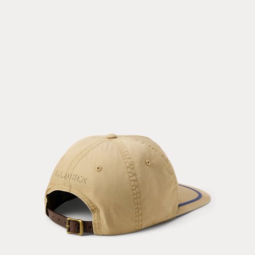 Casquette en sergé brodée d'un écusson - Polo Ralph Lauren - Modalova