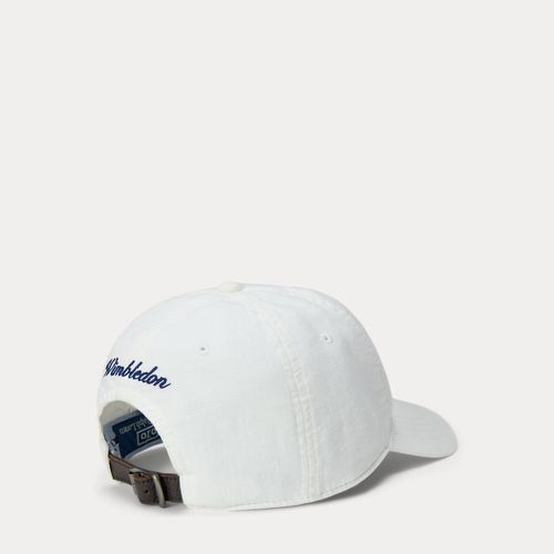 Casquette à écusson Wimbledon en lin - Polo Ralph Lauren - Modalova