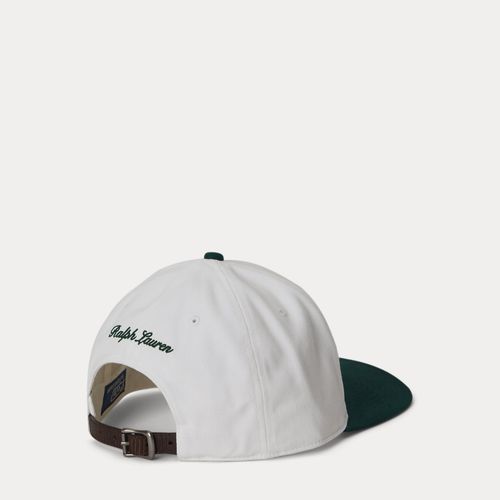 Casquette Wimbledon à écusson en sergé - Polo Ralph Lauren - Modalova