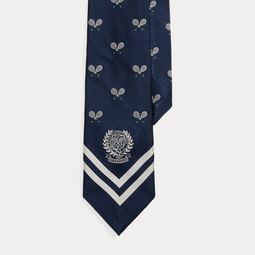 Cravate Wimbledon en soie - Polo Ralph Lauren - Modalova