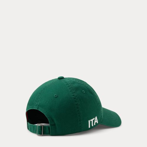 Casquette de baseball Italie en sergé - Polo Ralph Lauren - Modalova