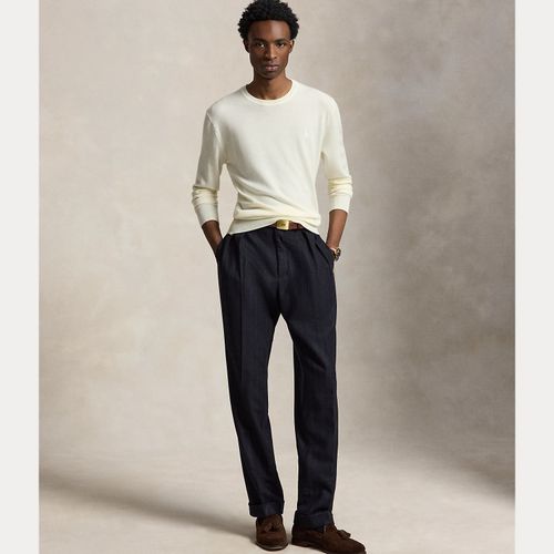 Pull col rond en laine lavable Slim Fit - Polo Ralph Lauren - Modalova