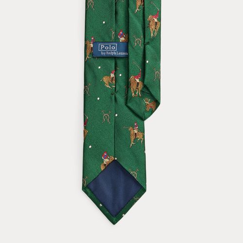 Cravate en soie à motifs équestres - Polo Ralph Lauren - Modalova