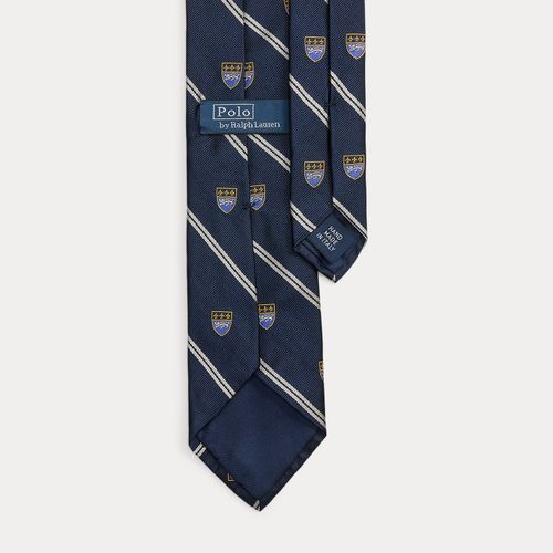 Cravate Club en soie rayée - Polo Ralph Lauren - Modalova