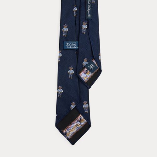 Cravate en soie Polo Bear vintage - Polo Ralph Lauren - Modalova