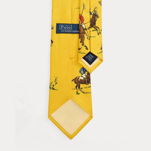 Cravate à motif équestre en soie - Polo Ralph Lauren - Modalova