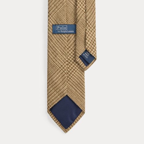 Cravate prince-de-galles soie lin laine - Polo Ralph Lauren - Modalova