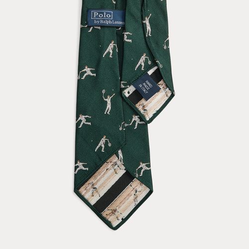 Cravate vintage joueur de tennis - Polo Ralph Lauren - Modalova