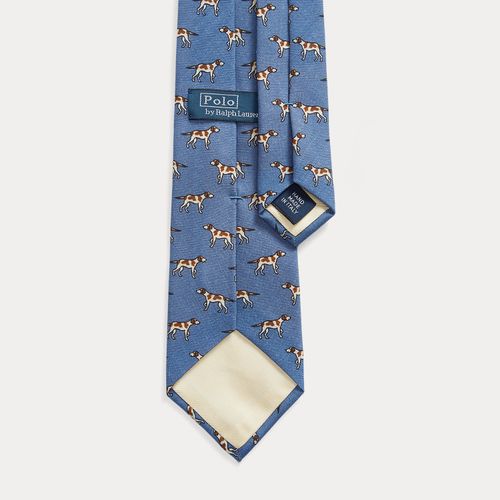 Cravate en challis de laine motif chien - Polo Ralph Lauren - Modalova