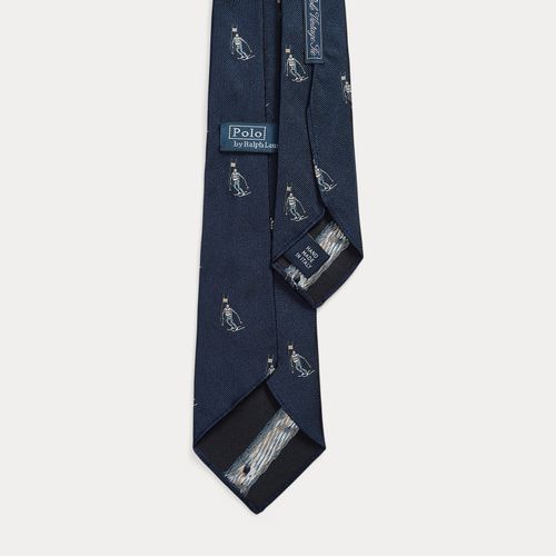 Cravate en soie skieur vintage - Polo Ralph Lauren - Modalova
