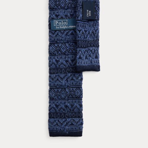 Cravate Fair Isle en laine - Polo Ralph Lauren - Modalova