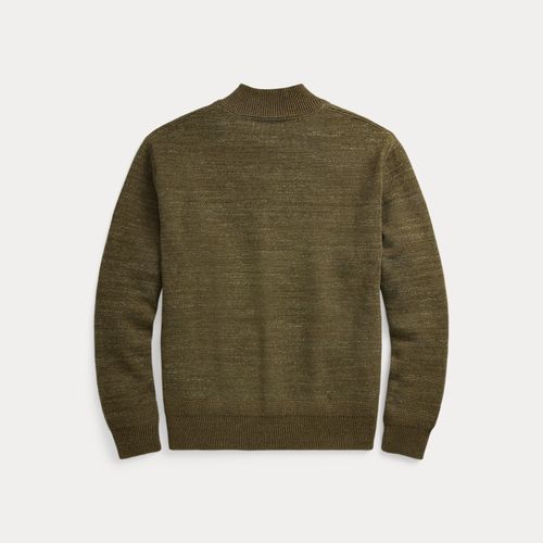 Pull zippé en laine et coton - RRL - Modalova