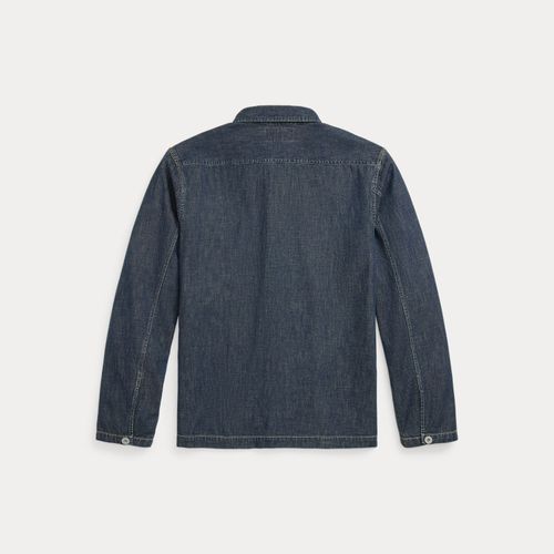 Surchemise en denim indigo - RRL - Modalova