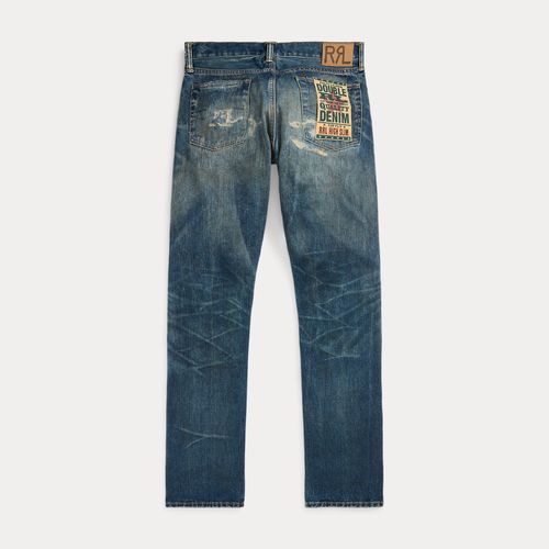 Jean slim taille haute Brannon patiné - RRL - Modalova