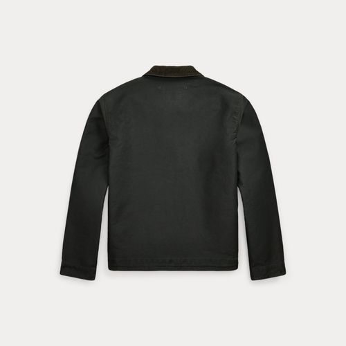 Veste marine en coton col velours côtelé - RRL - Modalova