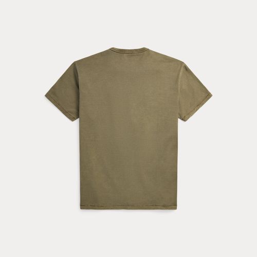 T-shirt à logo en jersey teint en pièce - RRL - Modalova