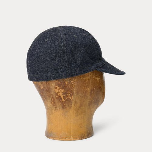Casquette en denim indigo - RRL - Modalova