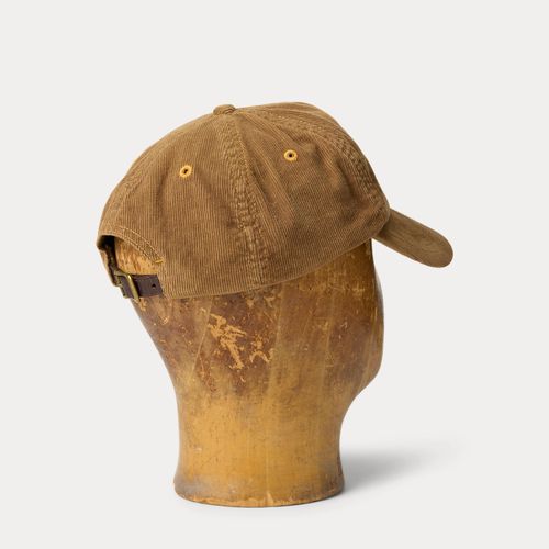 Casquette en velours côtelé à patch cuir - RRL - Modalova