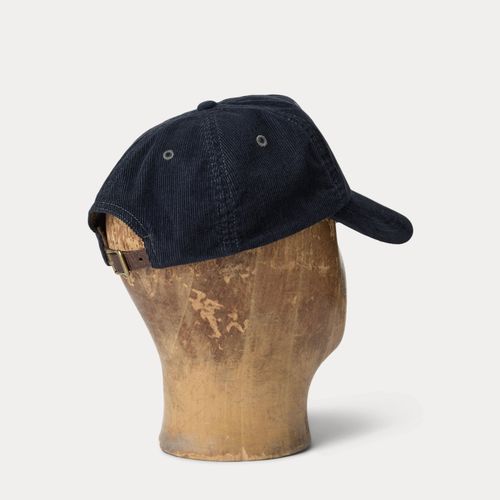 Casquette en velours côtelé à patch cuir - RRL - Modalova