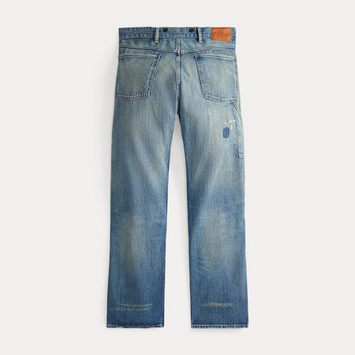 Jean droit Eastborough patiné - RRL - Modalova