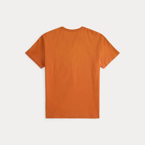 T-shirt à col rond teint en pièce - RRL - Modalova