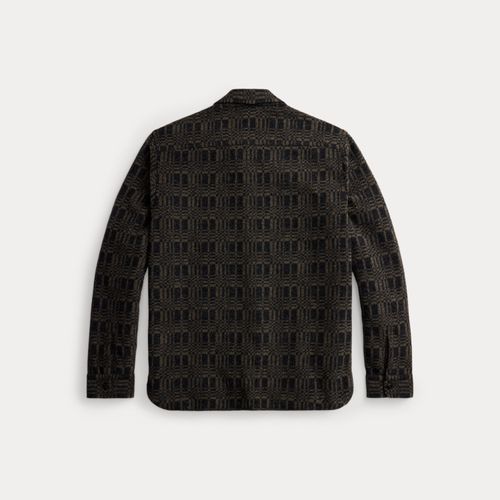 Chemise workwear laine mélangée jacquard - RRL - Modalova