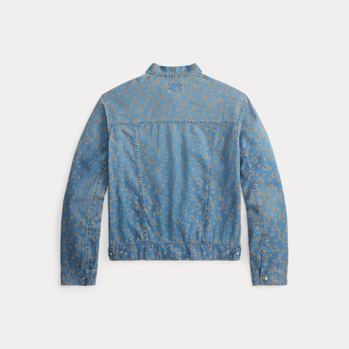 Veste-chemise denim motif fer à cheval - RRL - Modalova