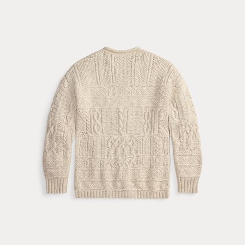 Pull torsadé à col roulotté - RRL - Modalova