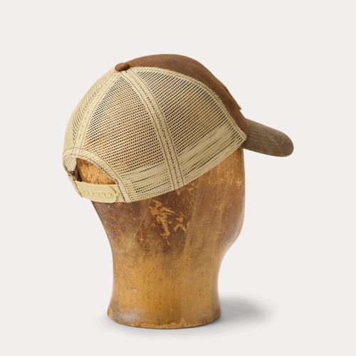 Casquette à logo en daim - RRL - Modalova