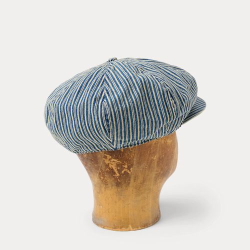 Casquette Newsboy rayée en sergé - RRL - Modalova