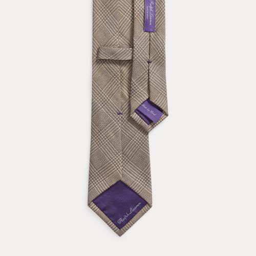Cravate cachemire prince-de-galles - Purple Label - Modalova