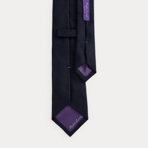 Cravate motif automobile soie cachemire - Purple Label - Modalova