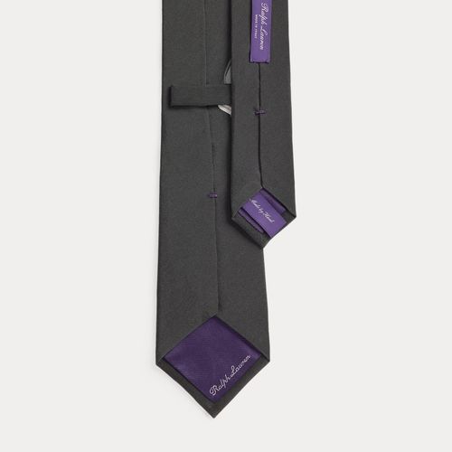 Cravate motif automobile cachemire soie - Purple Label - Modalova