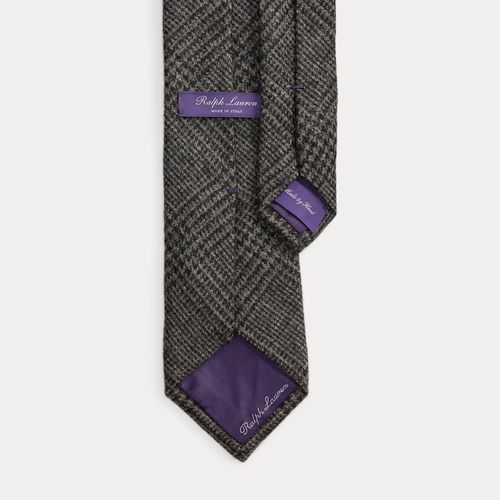 Cravate Prince de Galles camel - Purple Label - Modalova